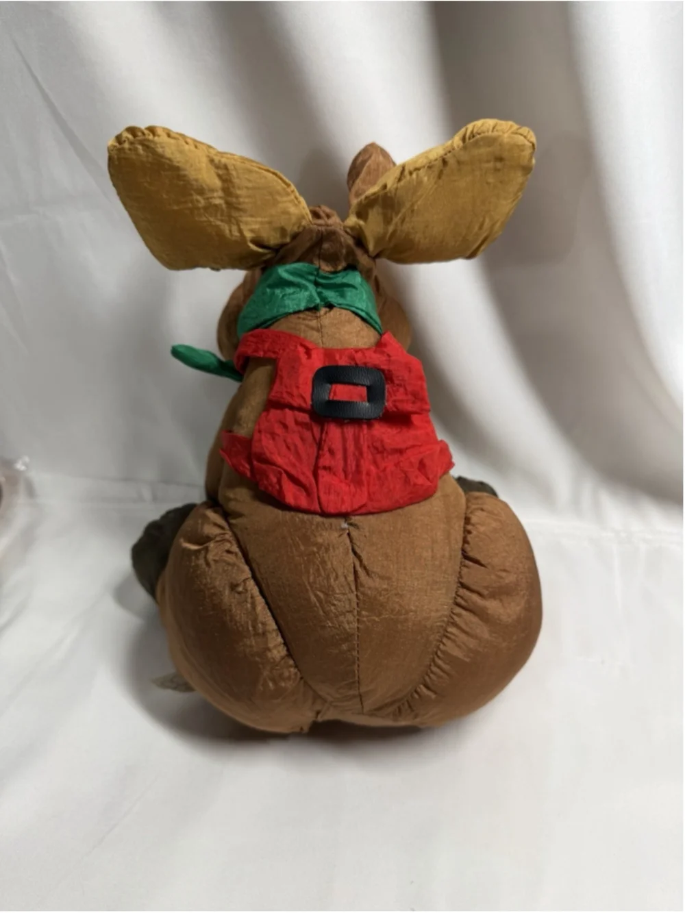 Dept 56 Department Vtg Nylon Reindeer Moose Parachute Plush Stuffed 9